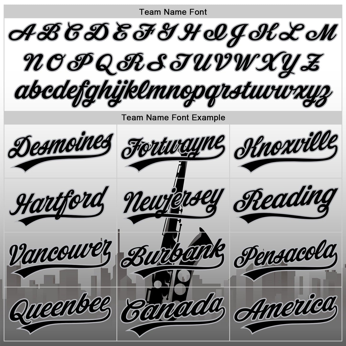 Custom White Black-Gray 3D Pattern Design City Of Jazz Music Authentic Baseball Jersey view 4