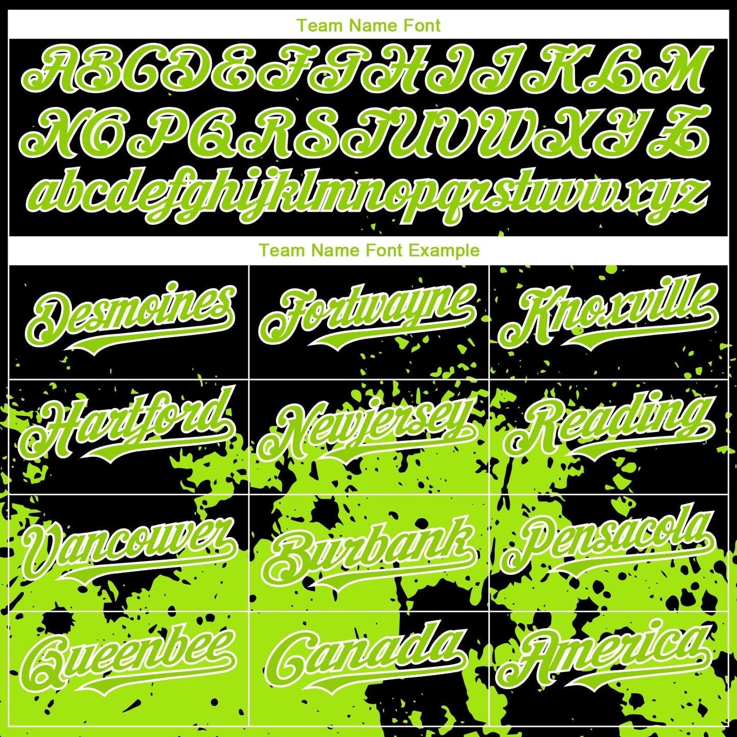 Custom Black Neon Green-White 3D Pattern Design Abstract Splash Grunge Art Authentic Baseball Jersey view 4