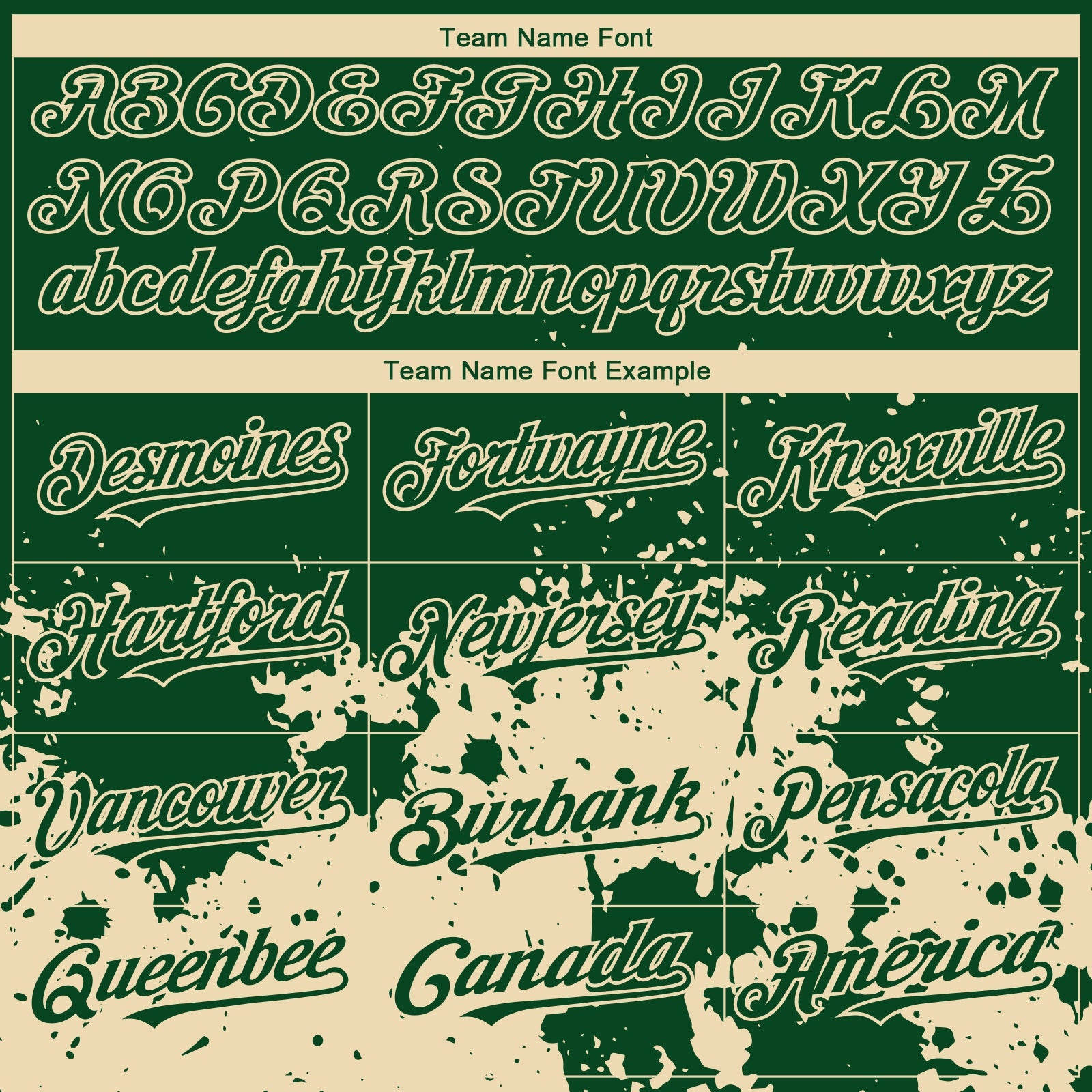 Custom Green City Cream 3D Pattern Design Abstract Splash Grunge Art Authentic Baseball Jersey view 4