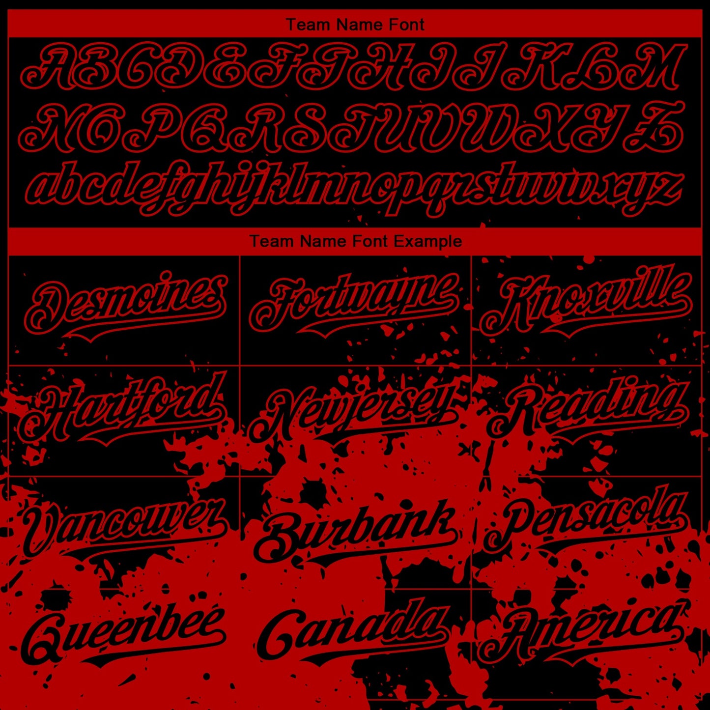 Custom Black Red 3D Pattern Design Abstract Splash Grunge Art Authentic Baseball Jersey view 4