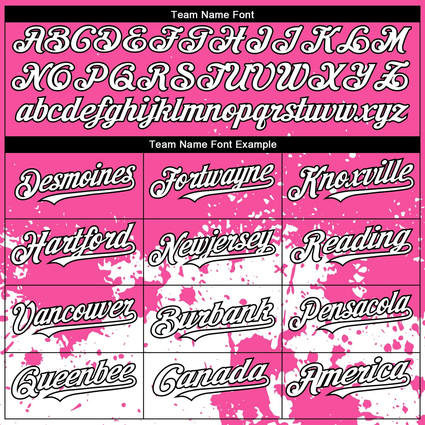 Custom Pink White-Black 3D Pattern Design Abstract Splash Grunge Art Authentic Baseball Jersey view 4