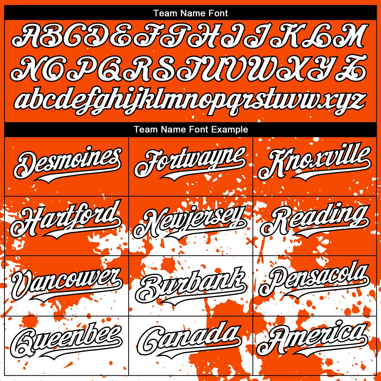 Custom Orange White-Black 3D Pattern Design Abstract Splash Grunge Art Authentic Baseball Jersey view 4
