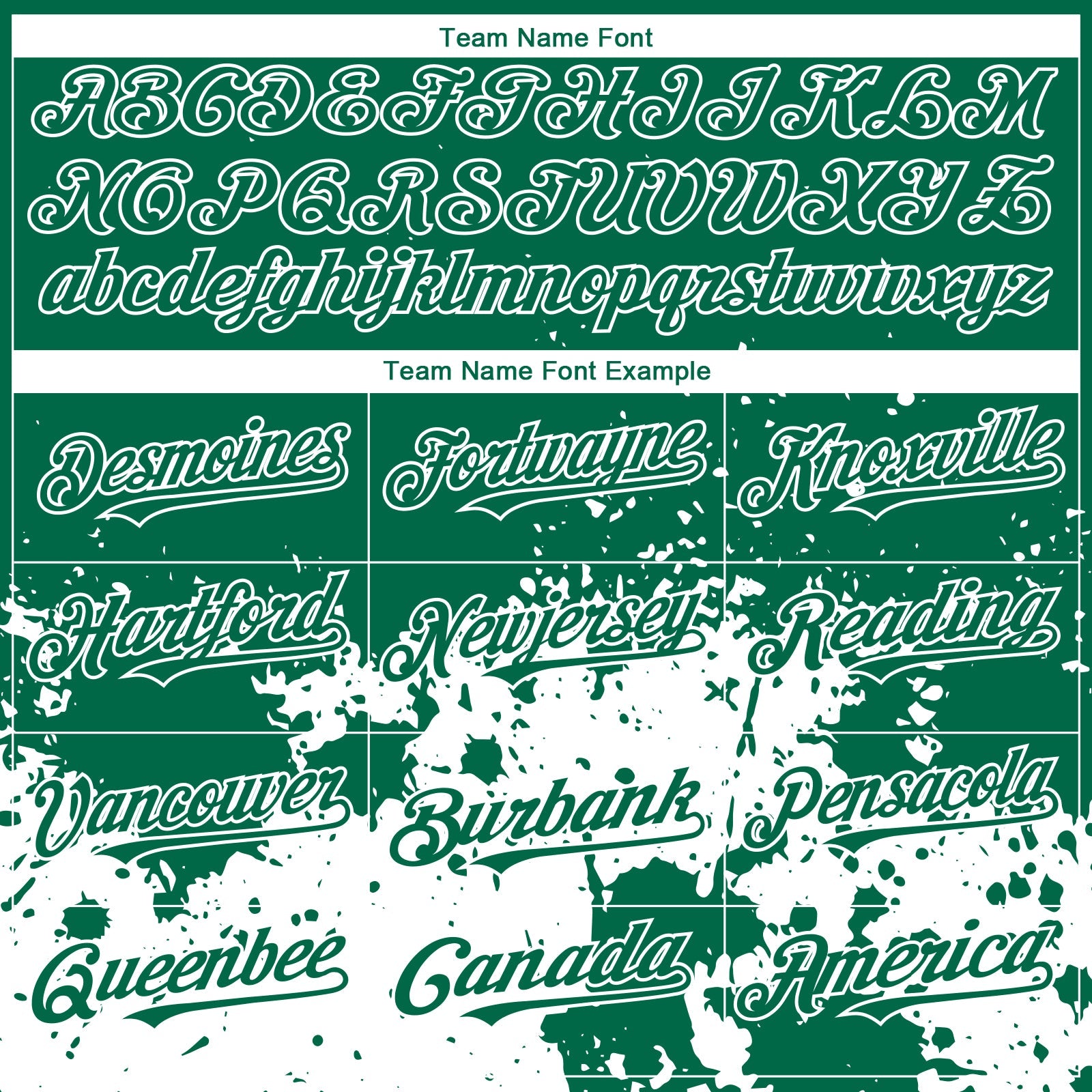 Custom Kelly Green White 3D Pattern Design Abstract Splash Grunge Art Authentic Baseball Jersey view 4