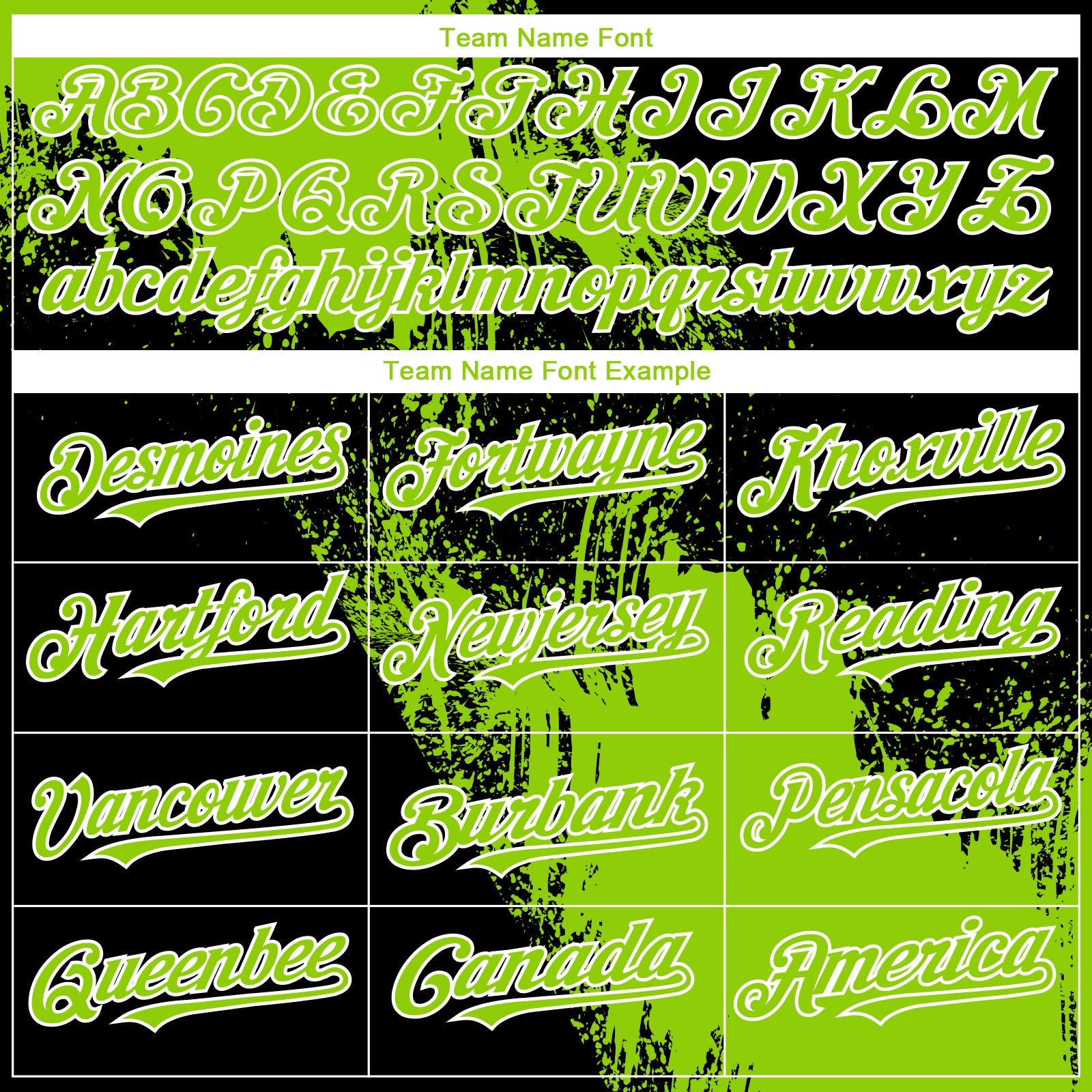 Custom Black Neon Green-White 3D Pattern Design Abstract Brush Stroke Authentic Baseball Jersey view 4