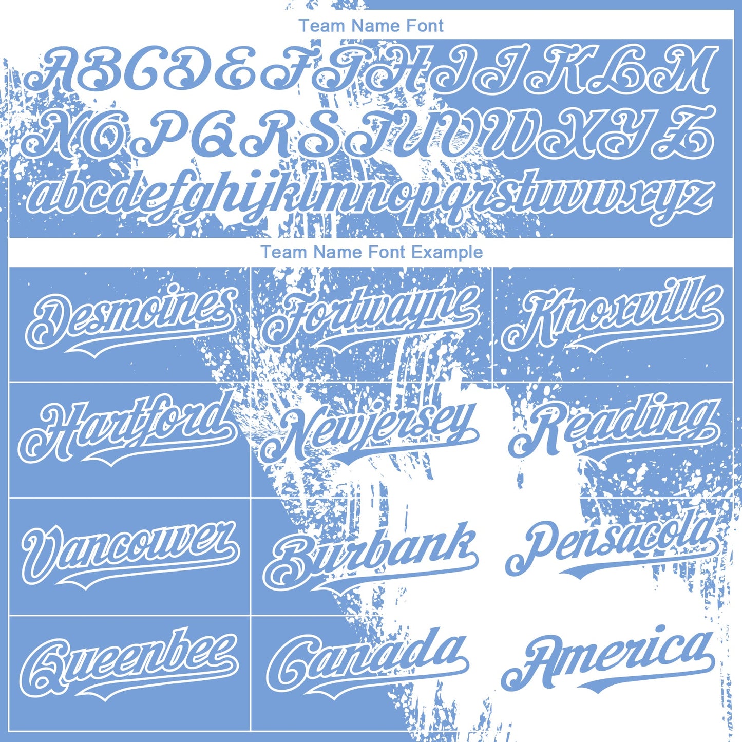 Custom Light Blue White 3D Pattern Design Abstract Brush Stroke Authentic Baseball Jersey view 4