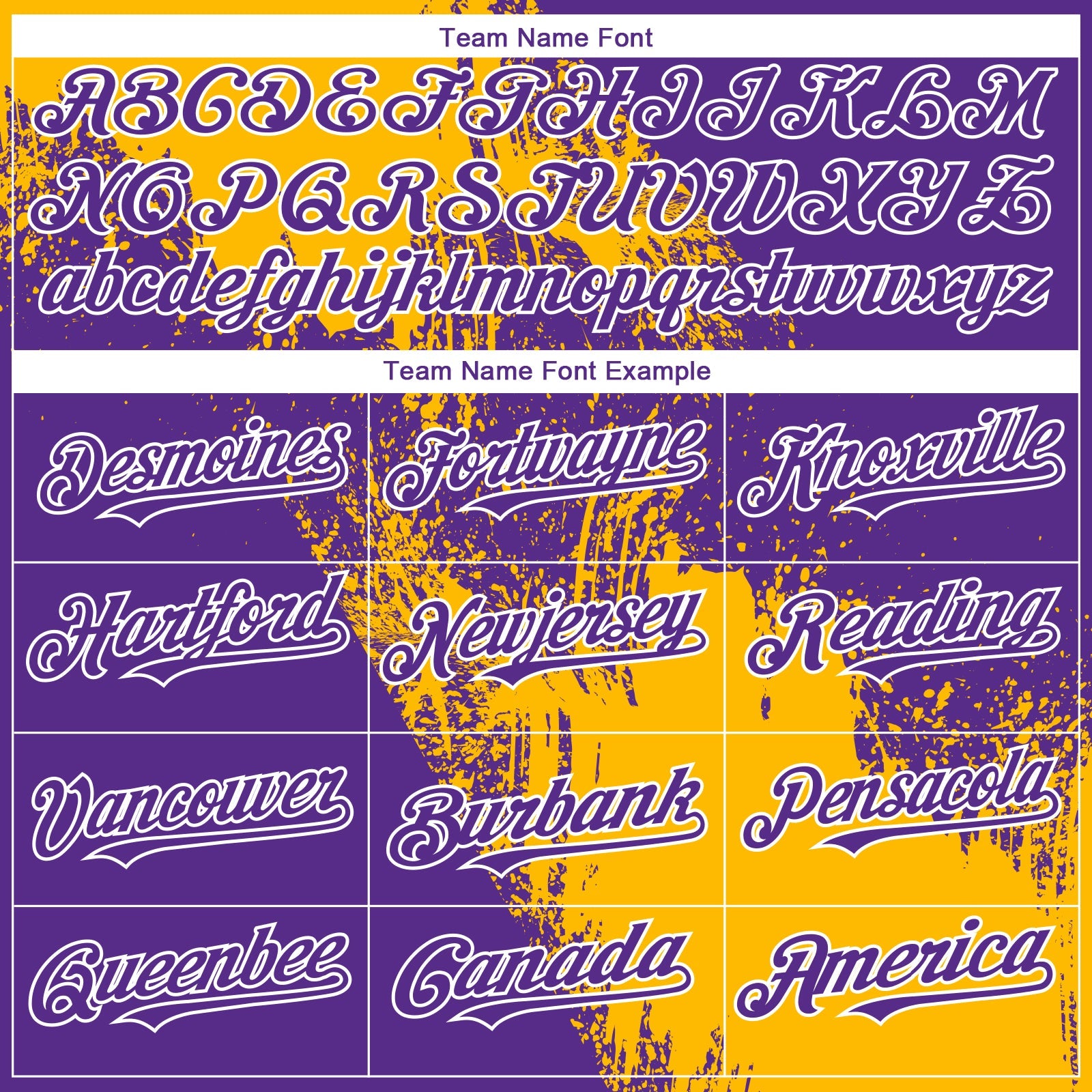 Custom Purple Gold-White 3D Pattern Design Abstract Brush Stroke Authentic Baseball Jersey view 4
