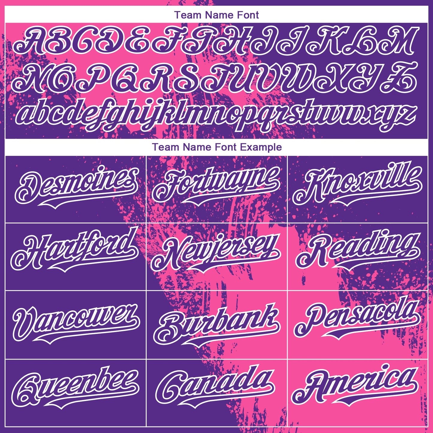 Custom Purple Pink-White 3D Pattern Design Abstract Brush Stroke Authentic Baseball Jersey view 4