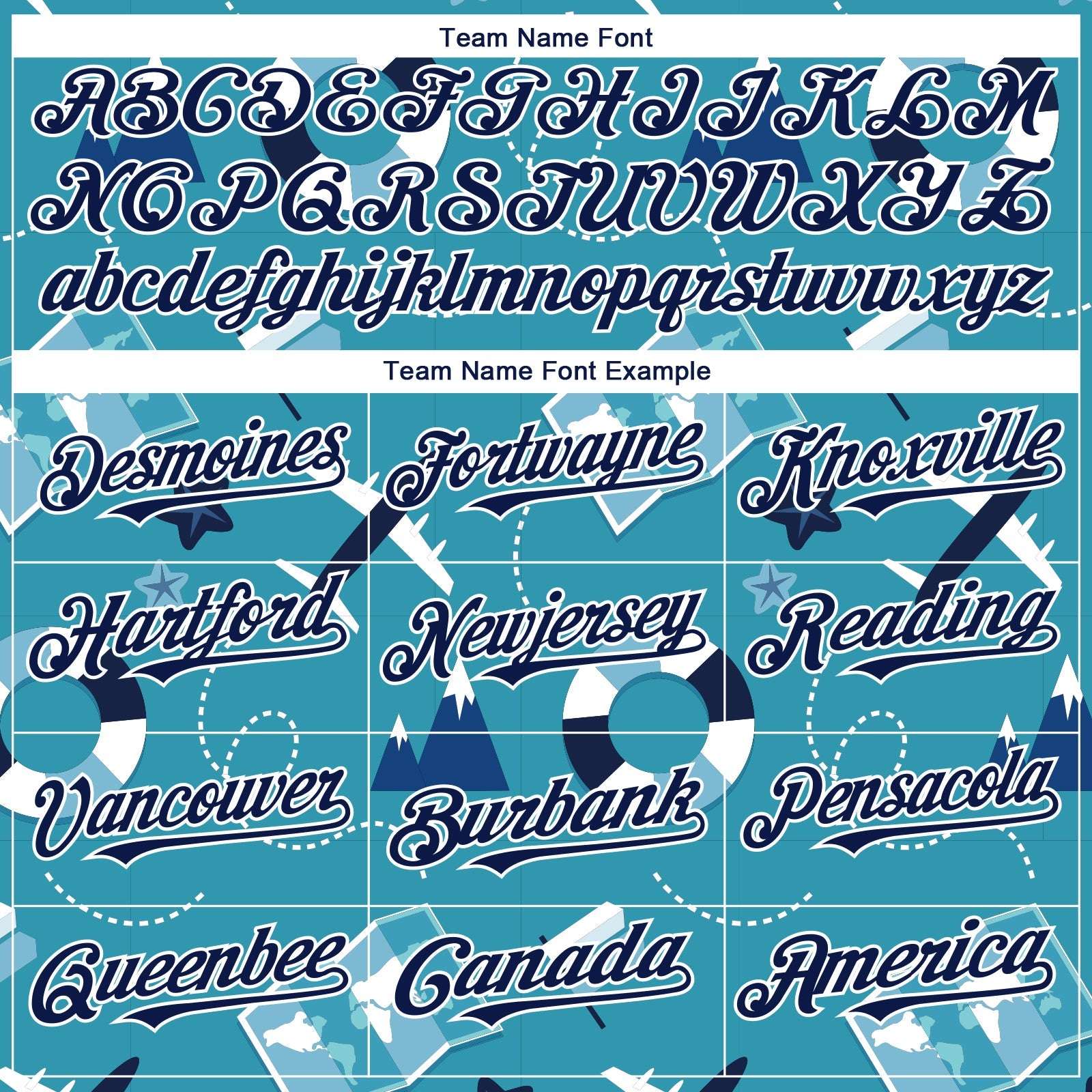 Custom Lakes Blue Navy-White 3D Pattern Design Holiday Travel Authentic Baseball Jersey view 4