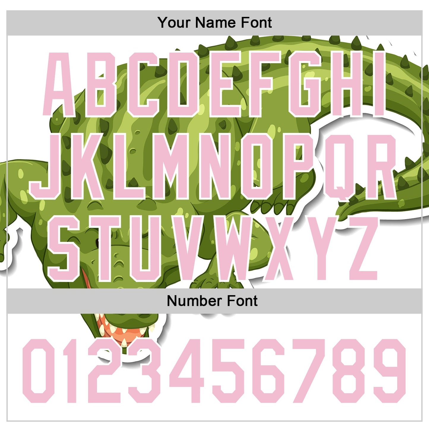 Custom White Medium Pink 3D Pattern Design Cartoon Crocodile Authentic Baseball Jersey view 5