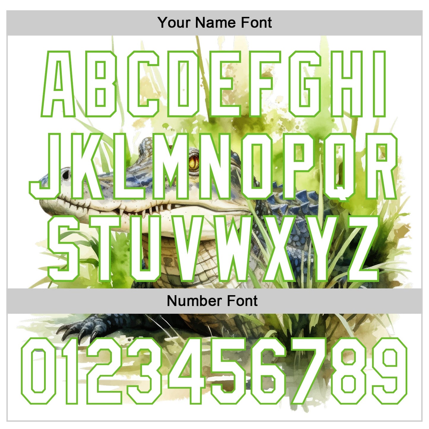 Custom White Aurora Green 3D Pattern Design Crocodile Authentic Baseball Jersey view 5