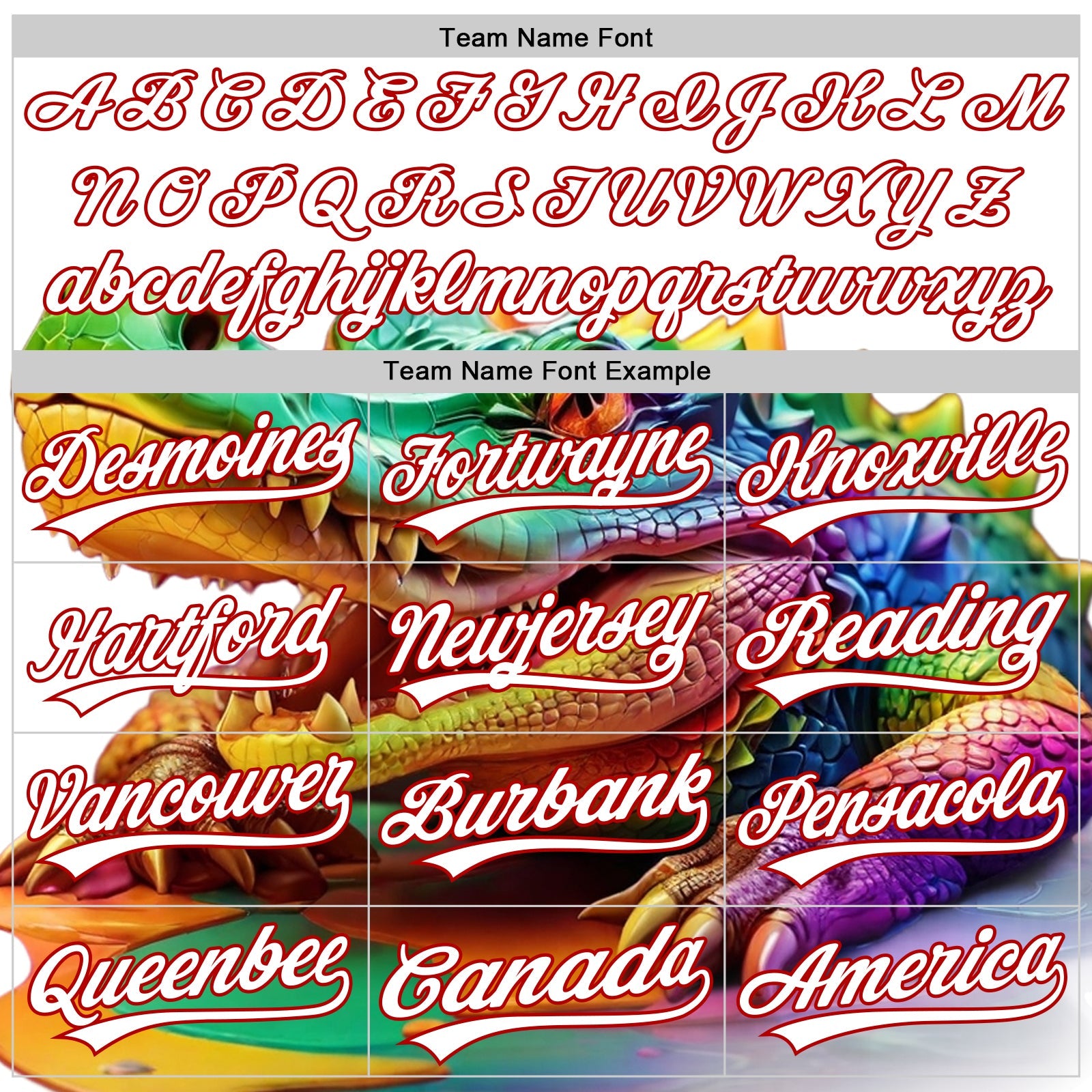 Custom White Red-Yellow 3D Pattern Design Colorful Crocodile Authentic Baseball Jersey view 4