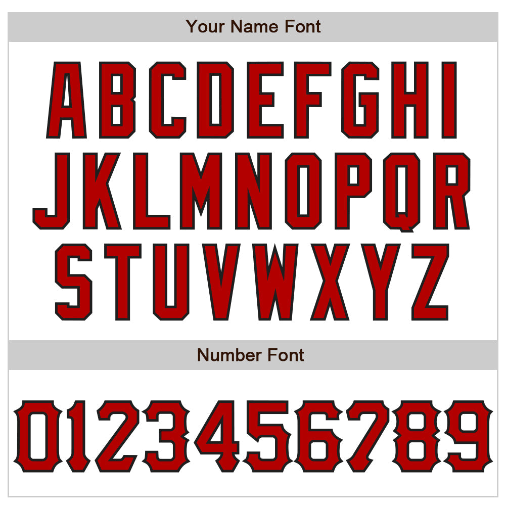 Custom White Red-Black 3D Pattern Design Curve Lines Authentic Baseball Jersey view 5