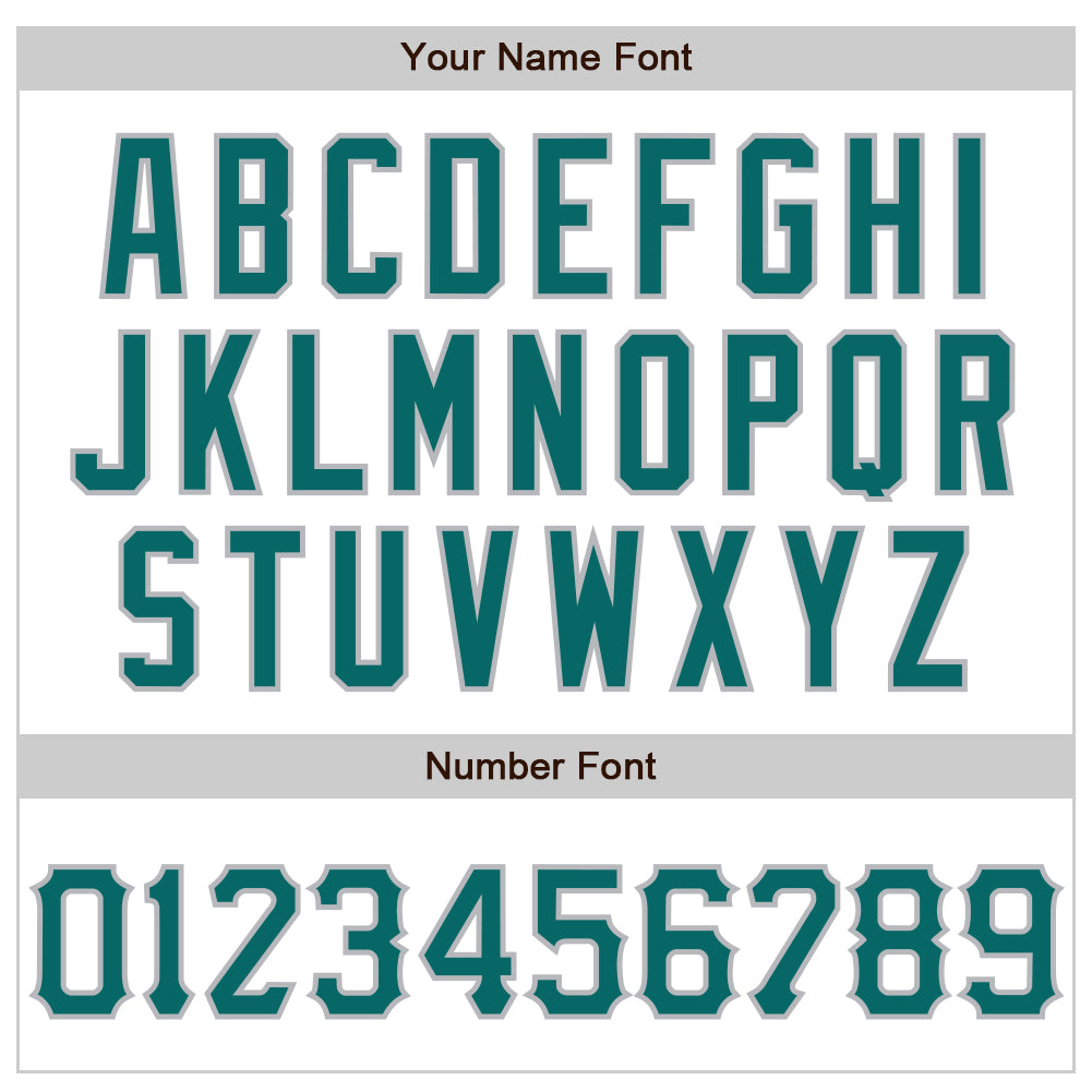 Custom White Teal-Gray 3D Pattern Design Curve Lines Authentic Baseball Jersey view 5