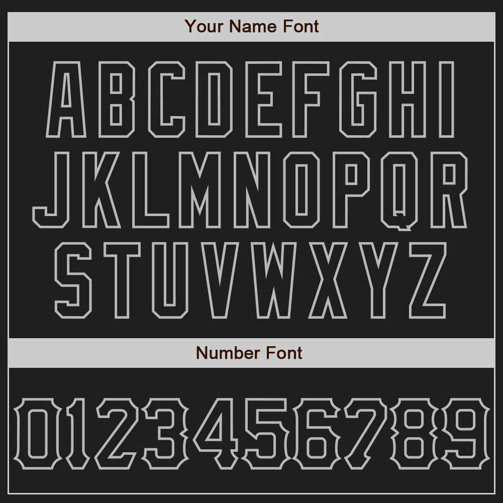 Custom Black Gray 3D Pattern Design Curve Lines Authentic Baseball Jersey view 5
