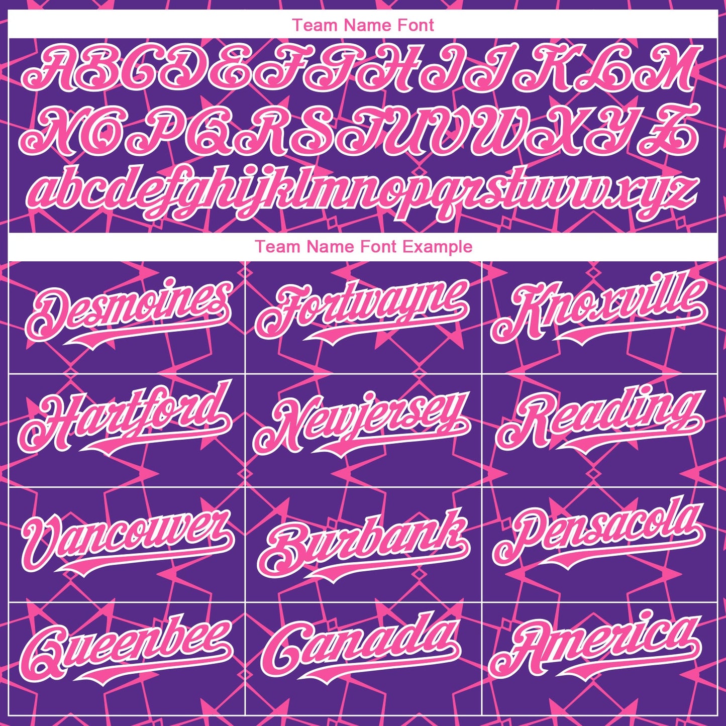 Custom Purple Pink-White 3D Pattern Design Star Lines Authentic Baseball Jersey view 4
