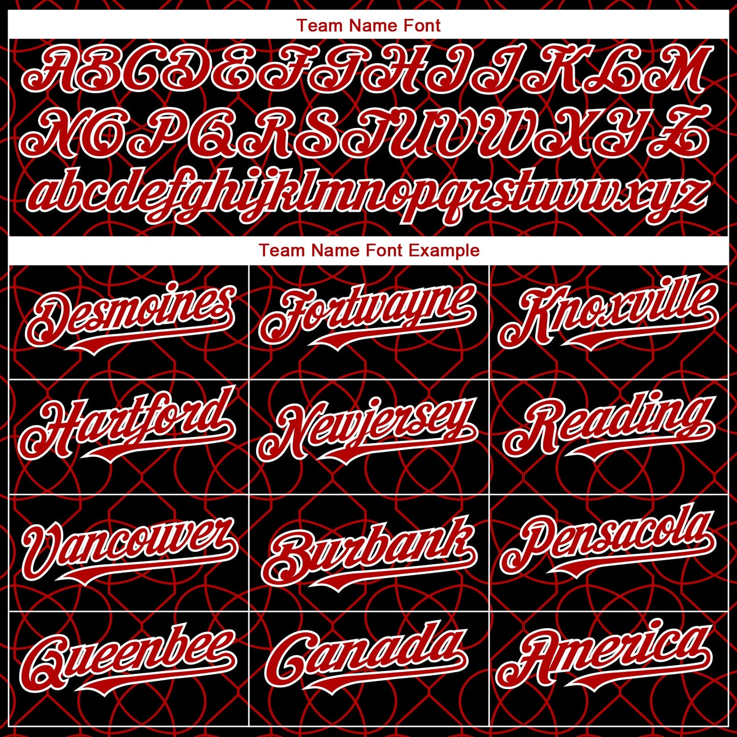 Custom Black Red-White 3D Pattern Design Arabesque Shape Authentic Baseball Jersey view 4