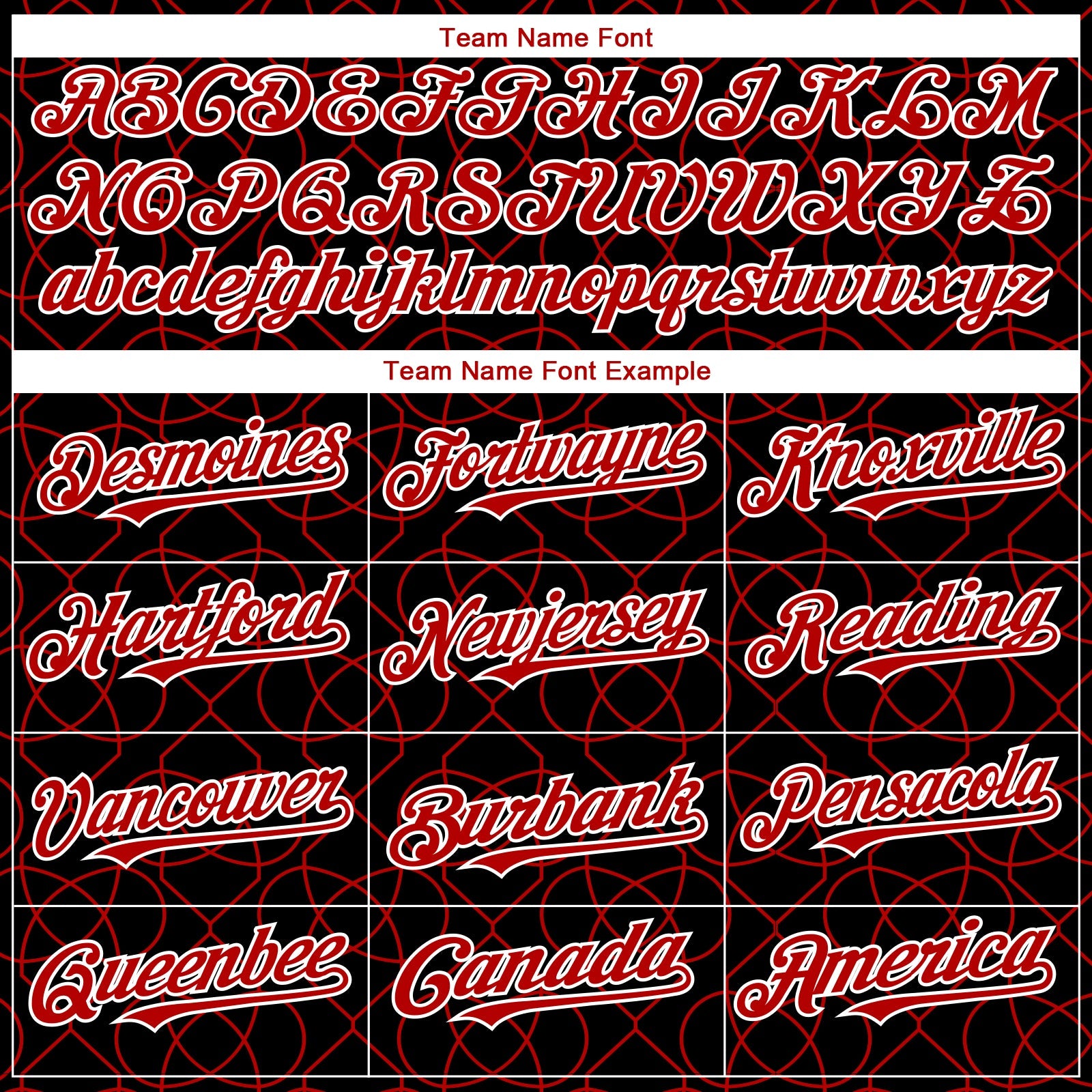 Custom Black Red-White 3D Pattern Design Arabesque Shape Authentic Baseball Jersey view 4