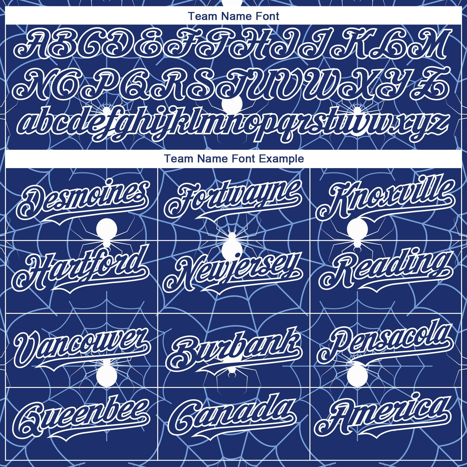 Custom Royal Light Blue-White 3D Pattern Design Spider Web Authentic Baseball Jersey view 4