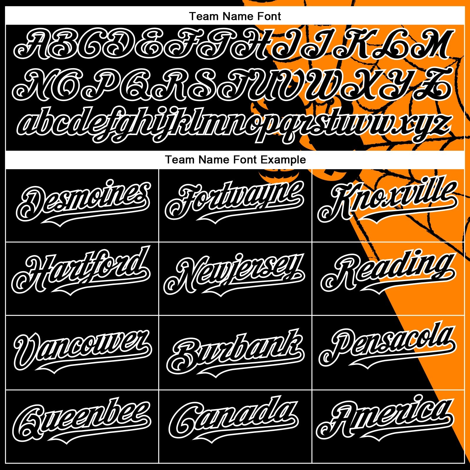 Custom Black Bay Orange-White 3D Pattern Design Spider Web Authentic Baseball Jersey view 4