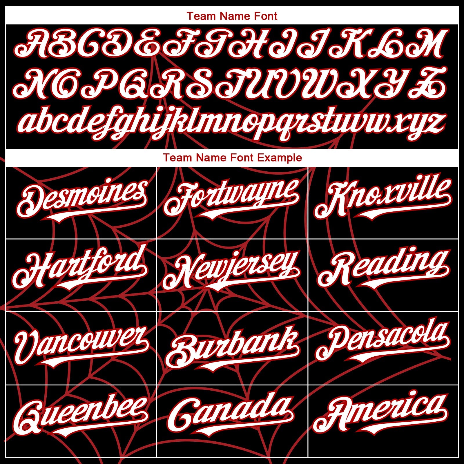 Custom Black White-Red 3D Pattern Design Spider Web Authentic Baseball Jersey view 4