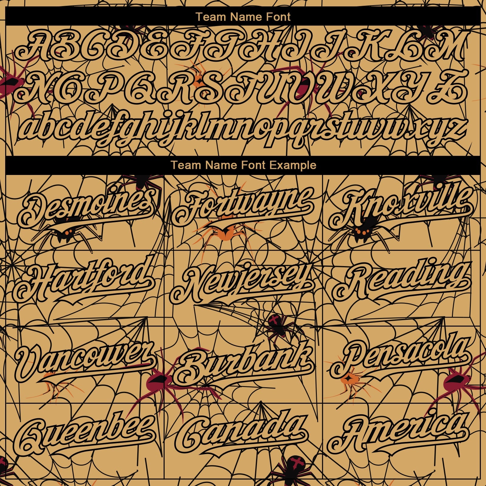 Custom Gold Black 3D Pattern Design Spider Web Authentic Baseball Jersey view 4