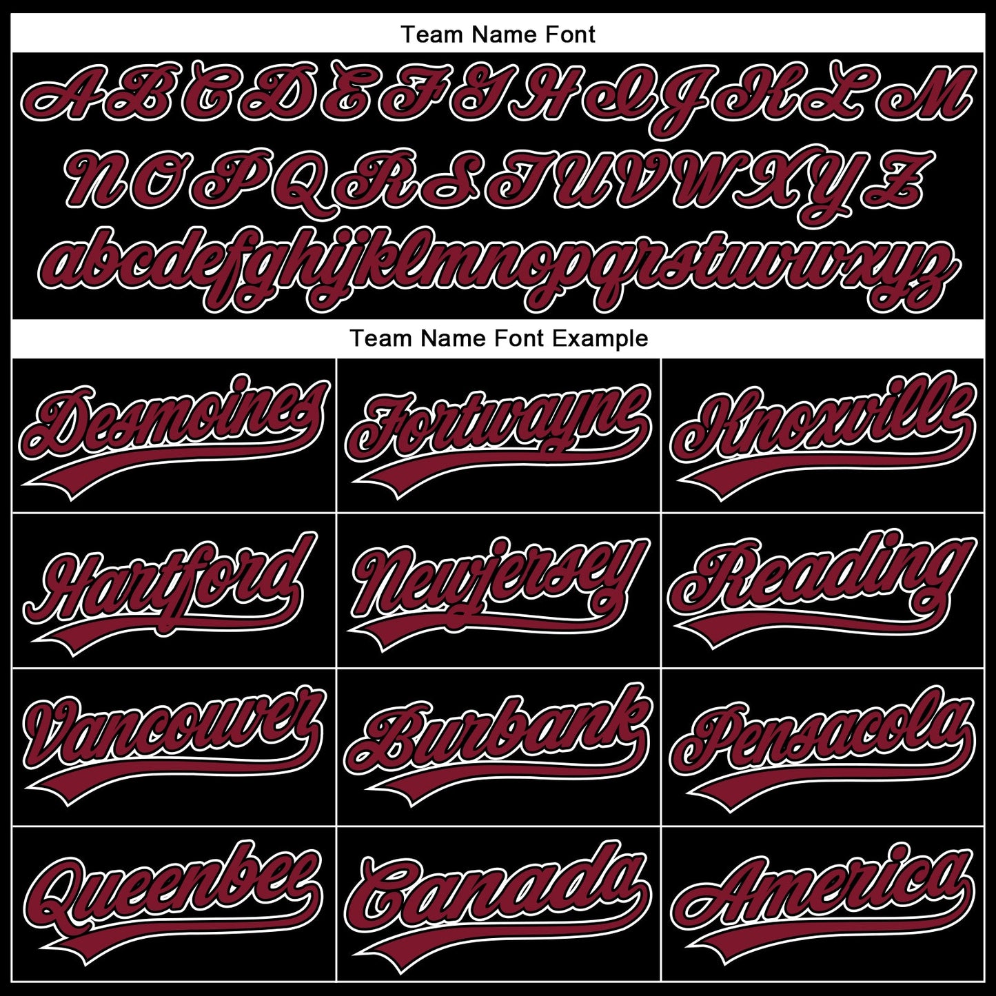 Custom Black Crimson-White 3D Pattern Design Curve Solid Authentic Baseball Jersey view 4