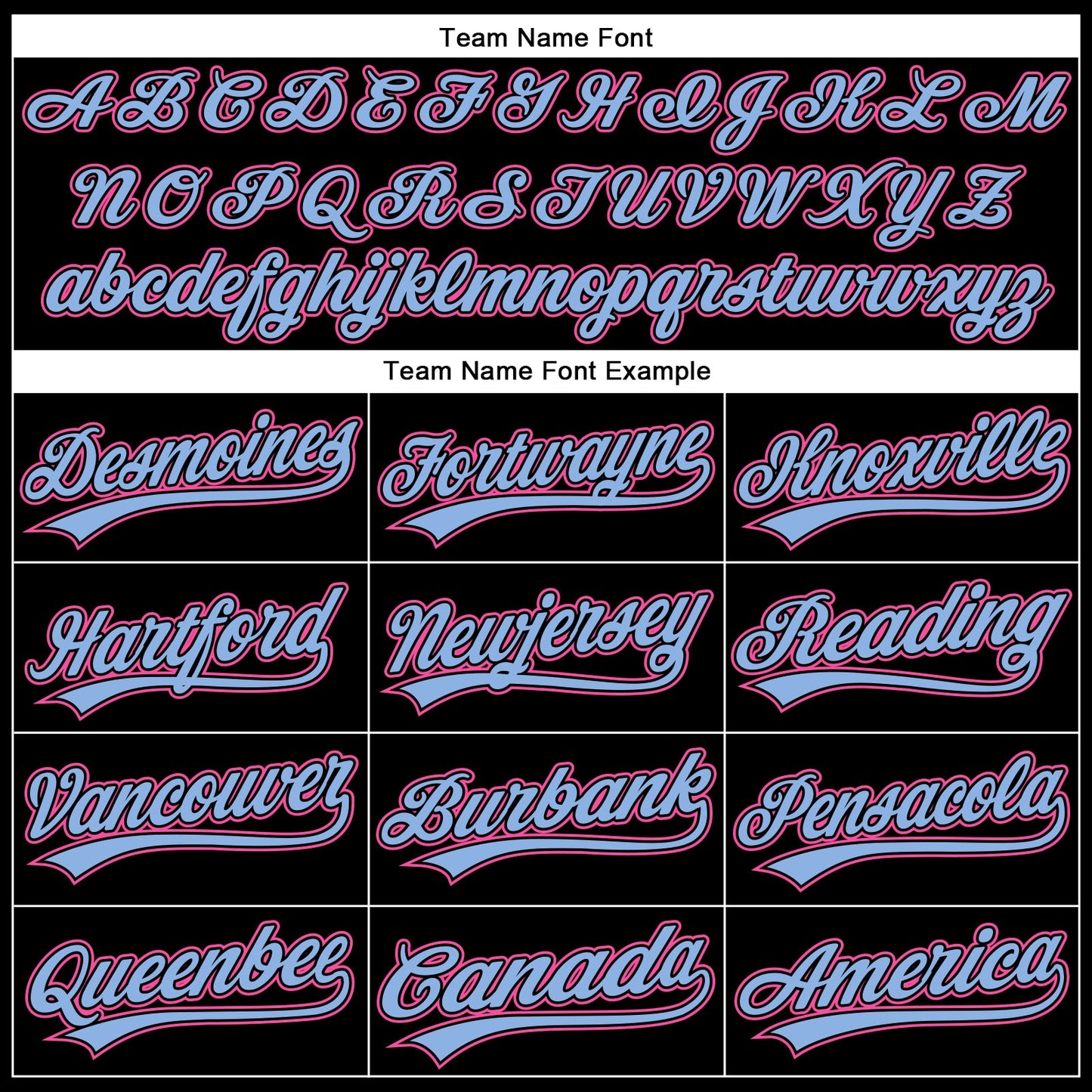 Custom Black Pink-Light Blue 3D Pattern Design Curve Solid Authentic Baseball Jersey view 4