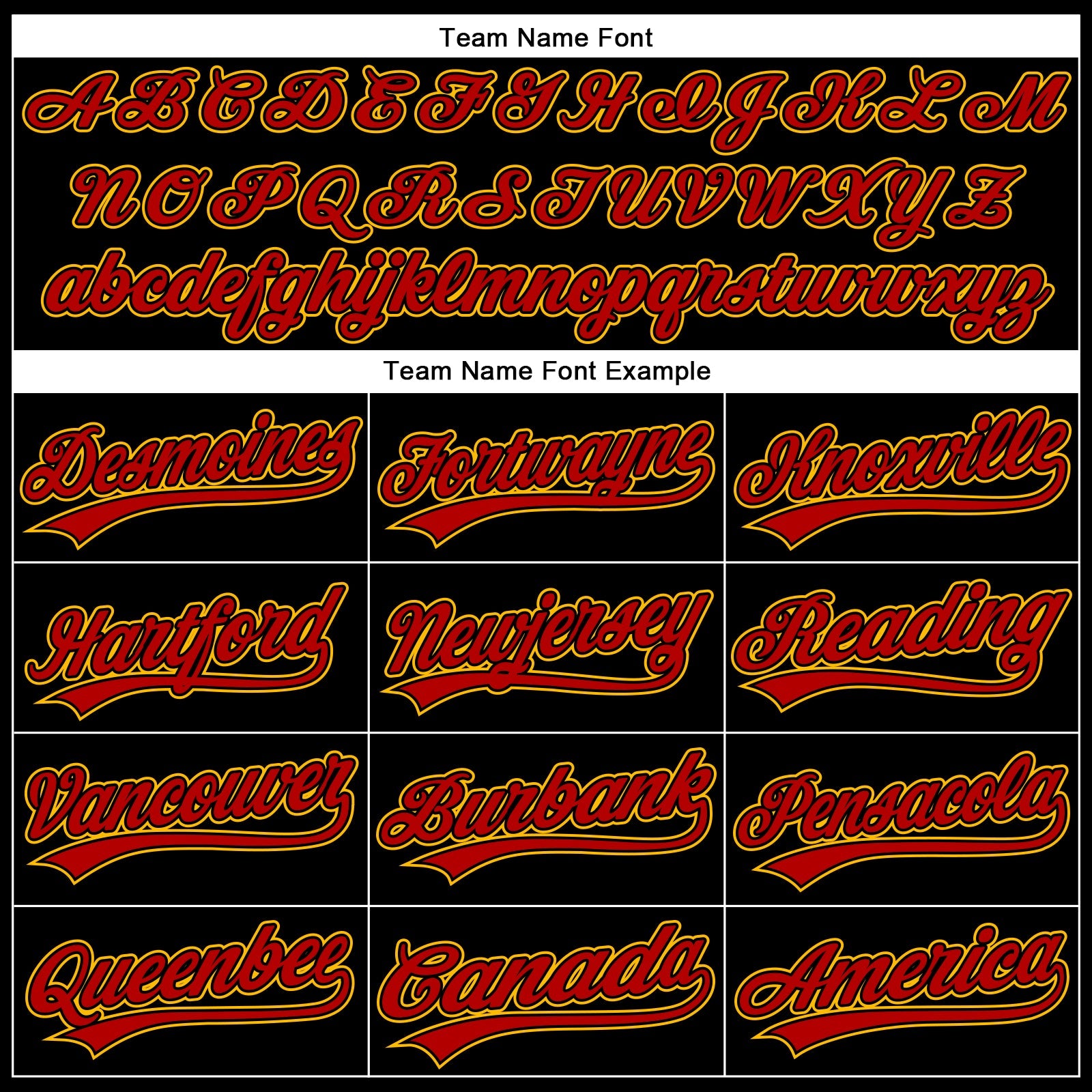 Custom Black Red-Gold 3D Pattern Design Curve Solid Authentic Baseball Jersey view 4