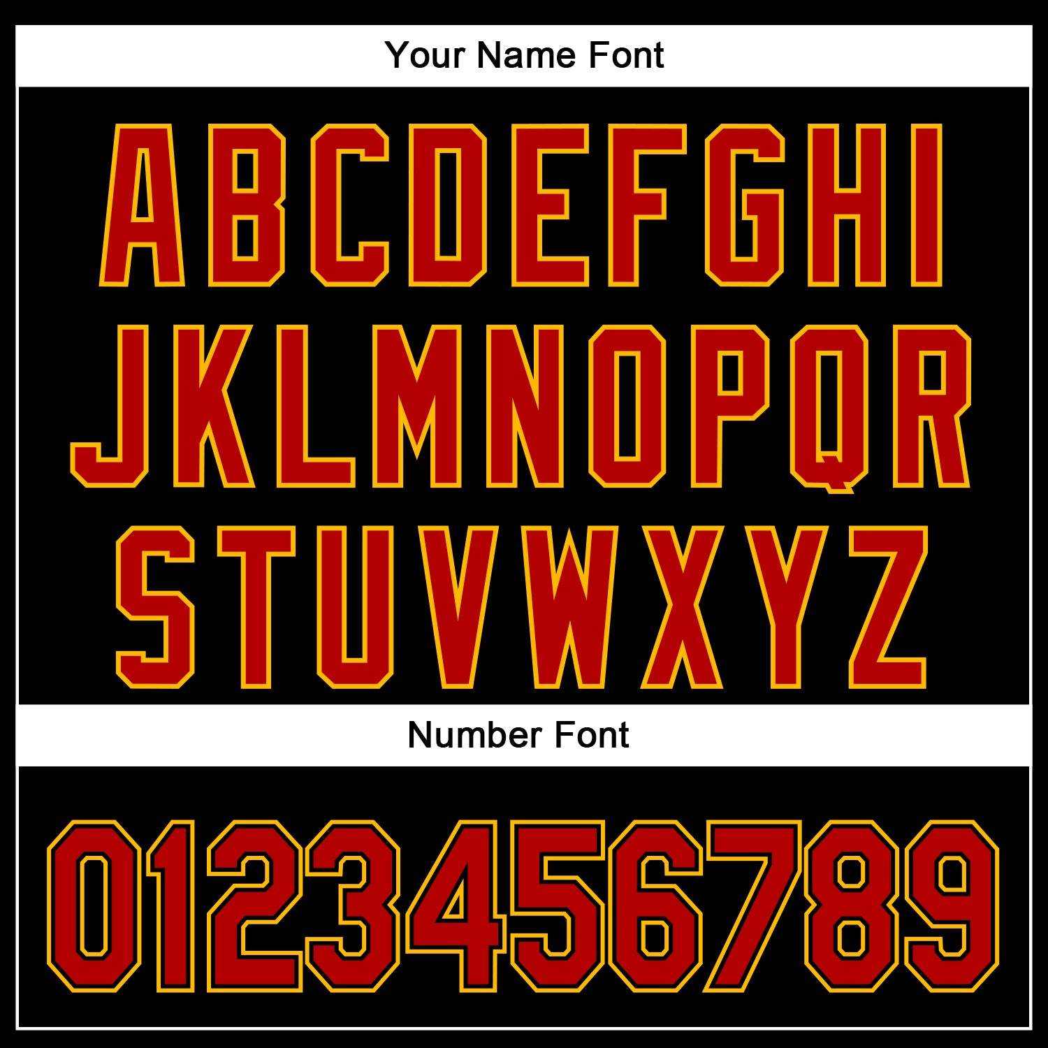 Custom Black Red-Gold 3D Pattern Design Curve Solid Authentic Baseball Jersey view 5