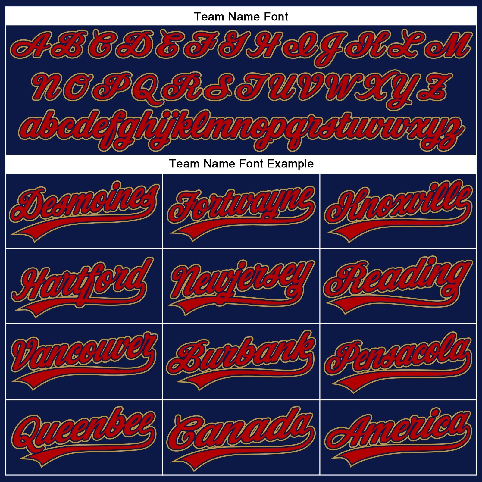 Custom Navy Red-Old Gold 3D Pattern Design Curve Solid Authentic Baseball Jersey view 4