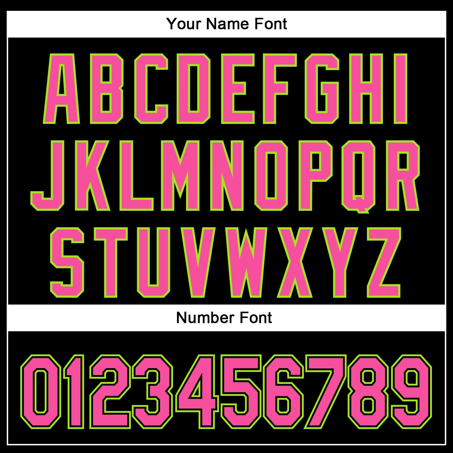 Custom Black Pink-Neon Green 3D Pattern Design Curve Solid Authentic Baseball Jersey view 5