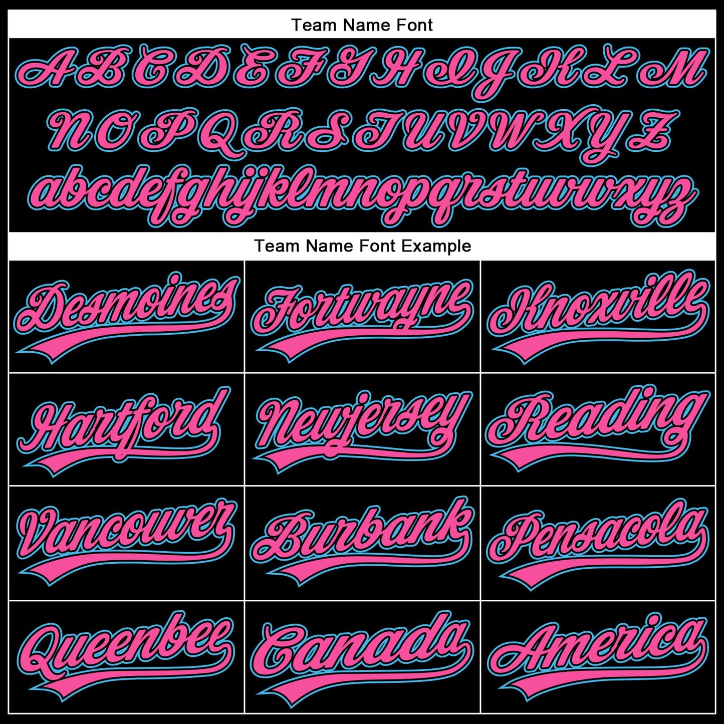 Custom Black Sky Blue-Pink 3D Pattern Design Curve Solid Authentic Baseball Jersey view 4