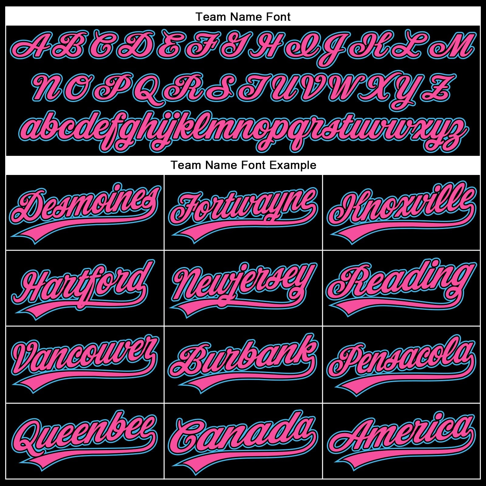 Custom Black Sky Blue-Pink 3D Pattern Design Curve Solid Authentic Baseball Jersey view 4