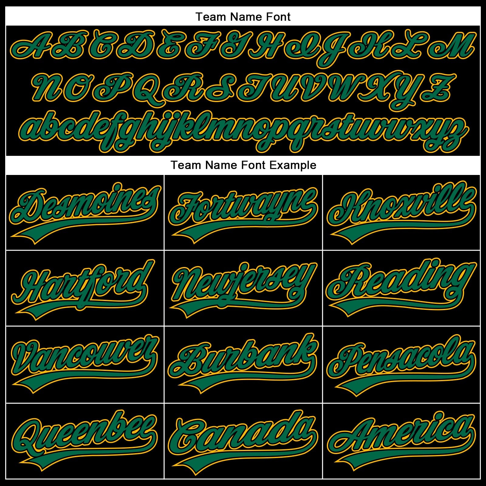 Custom Black Kelly Green-Gold 3D Pattern Design Curve Solid Authentic Baseball Jersey view 4