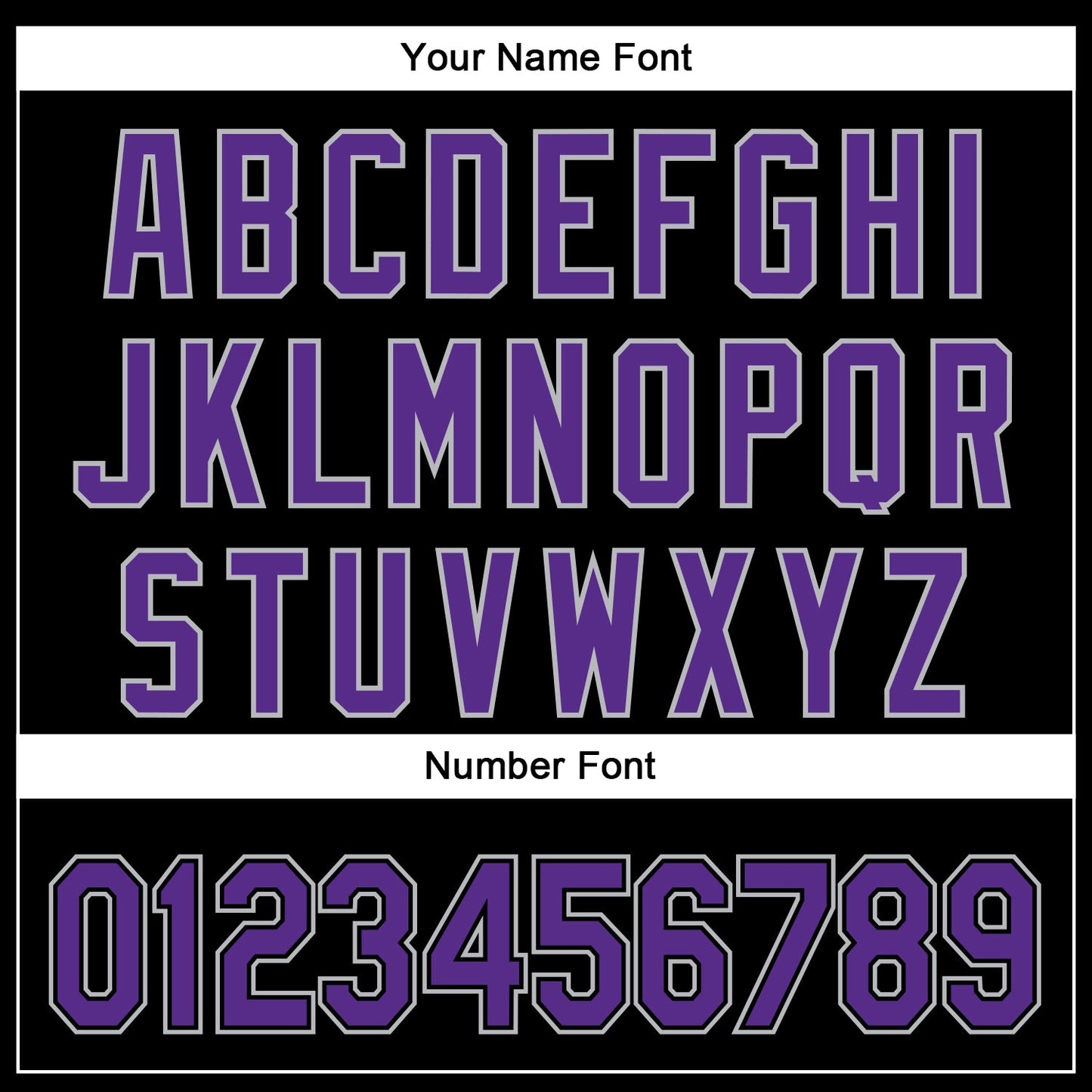 Custom Black Purple-Gray 3D Pattern Design Curve Solid Authentic Baseball Jersey view 5