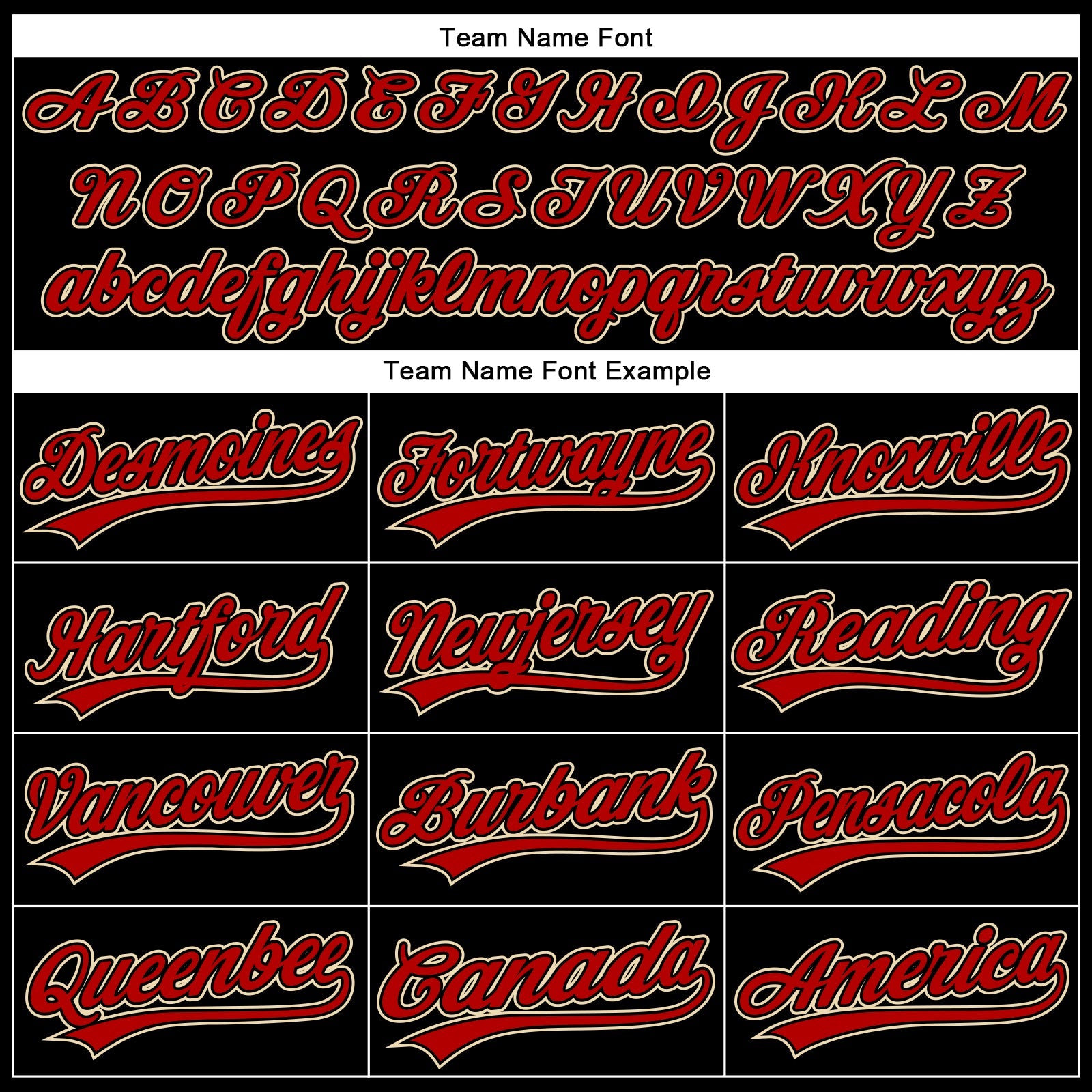 Custom Black Red-Cream 3D Pattern Design Curve Solid Authentic Baseball Jersey view 4