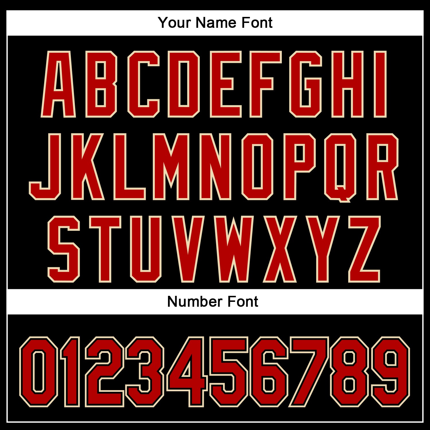 Custom Black Red-Cream 3D Pattern Design Curve Solid Authentic Baseball Jersey view 5