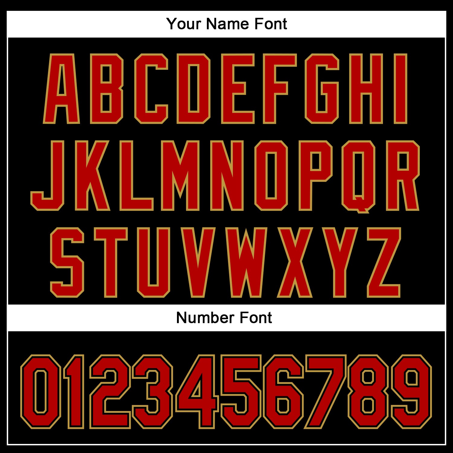 Custom Black Red-Old Gold 3D Pattern Design Curve Solid Authentic Baseball Jersey view 5