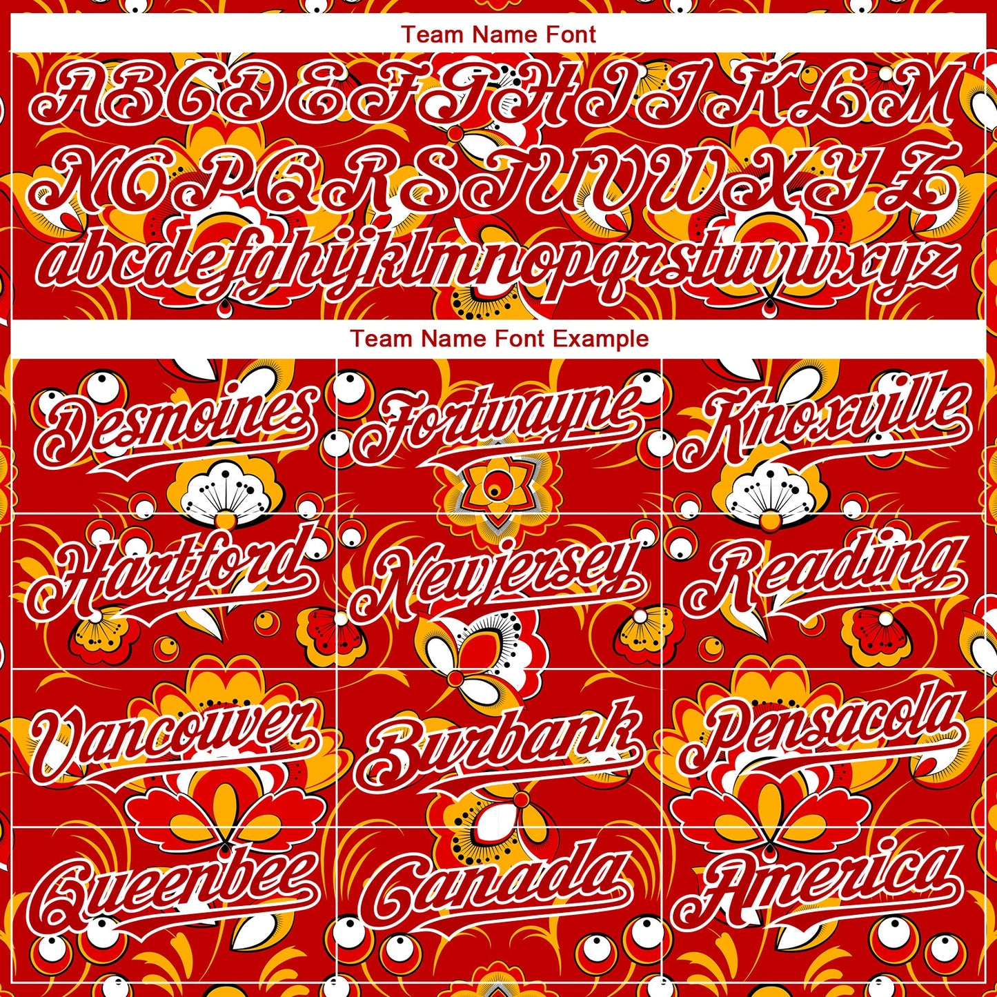 Custom Red White 3D Pattern Design Northeast China Big Flower Authentic Baseball Jersey view 4
