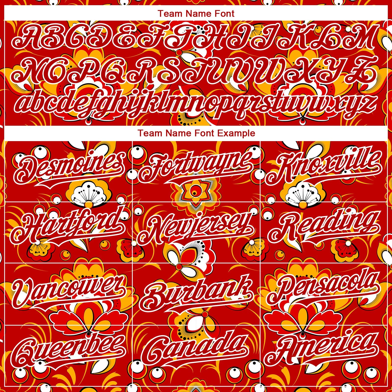 Custom Red White 3D Pattern Design Northeast China Big Flower Authentic Baseball Jersey view 4