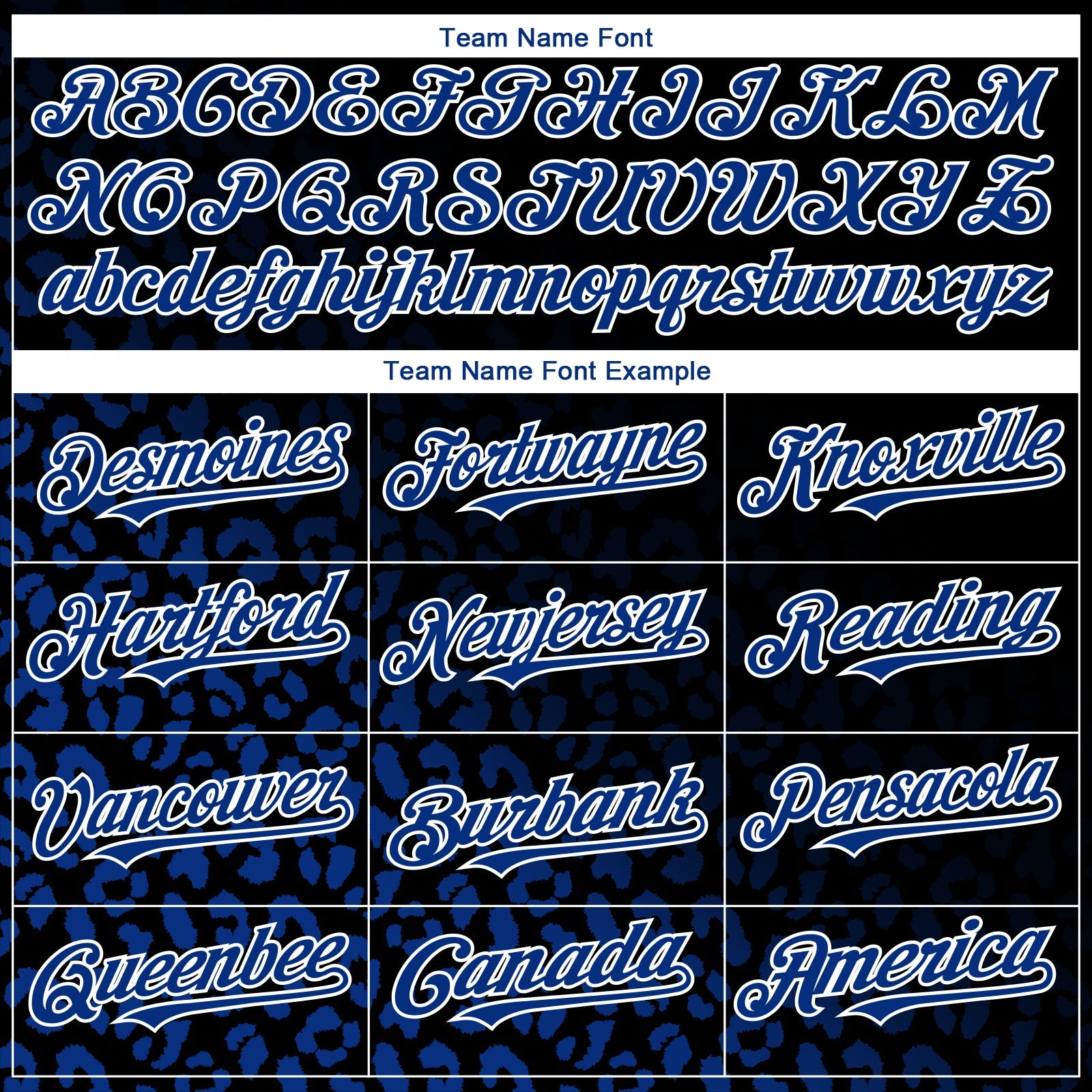 Custom Black Royal-White 3D Pattern Design Leopard Print Fade Fashion Authentic Baseball Jersey view 4
