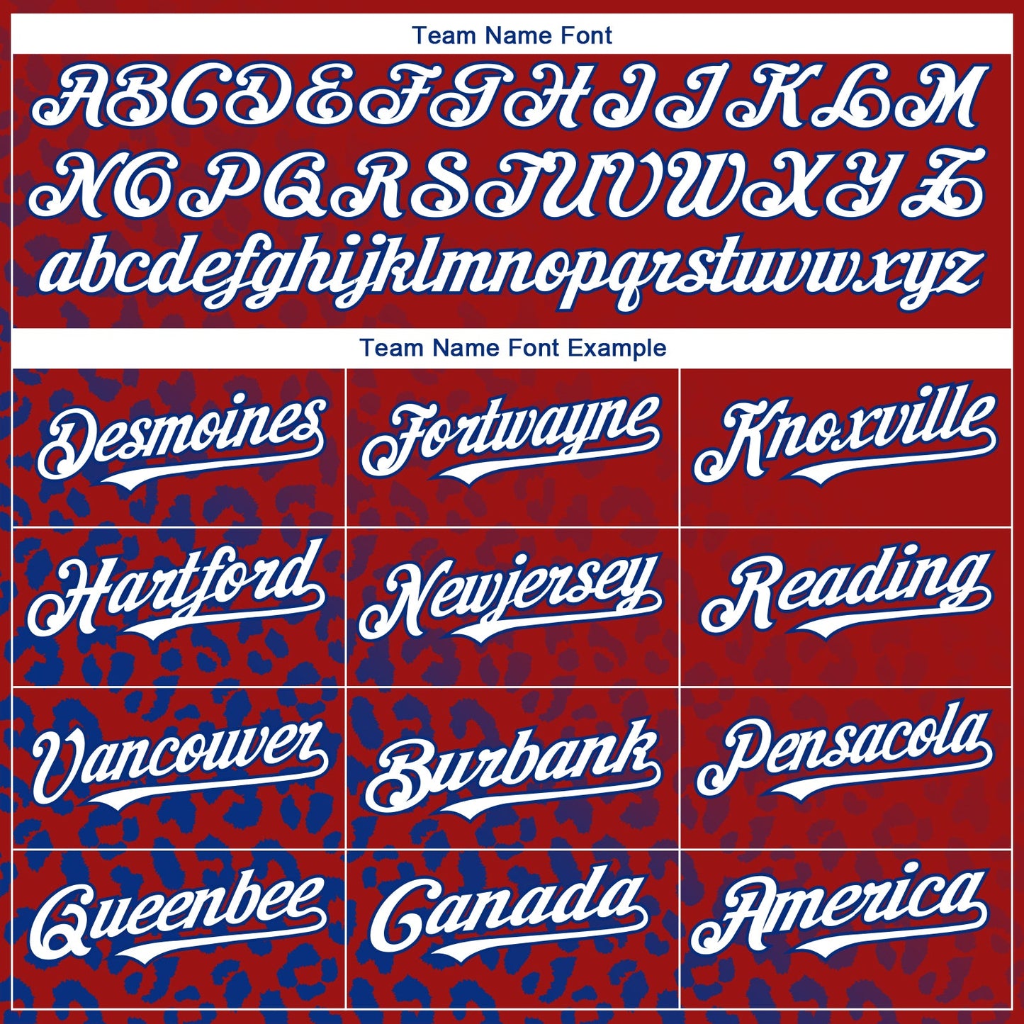 Custom Red White-Royal 3D Pattern Design Leopard Print Fade Fashion Authentic Baseball Jersey view 4
