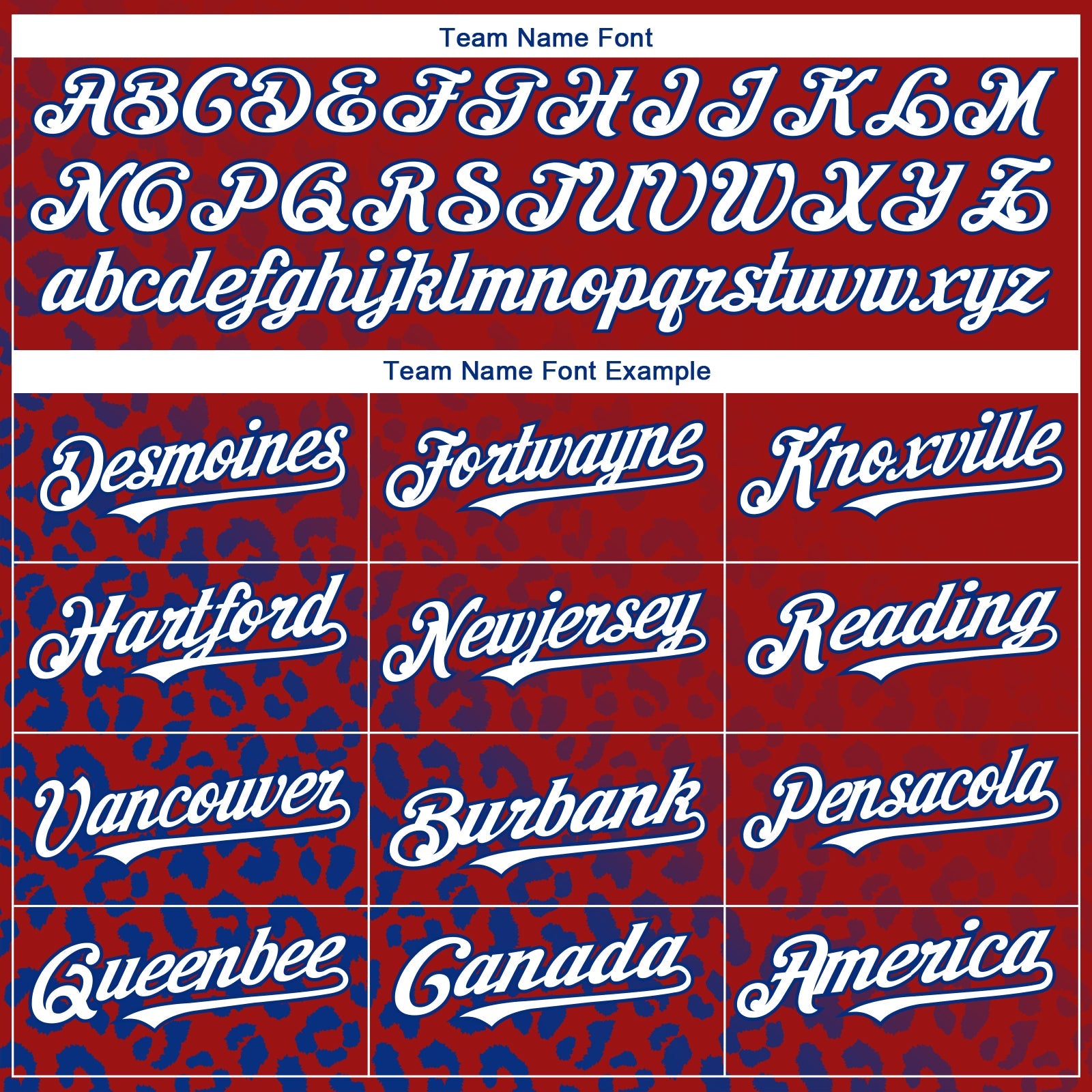 Custom Red White-Royal 3D Pattern Design Leopard Print Fade Fashion Authentic Baseball Jersey view 4