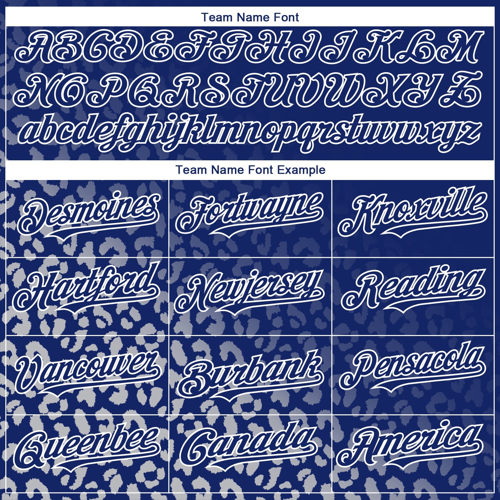 Custom Royal White 3D Pattern Design Leopard Print Fade Fashion Authentic Baseball Jersey view 4