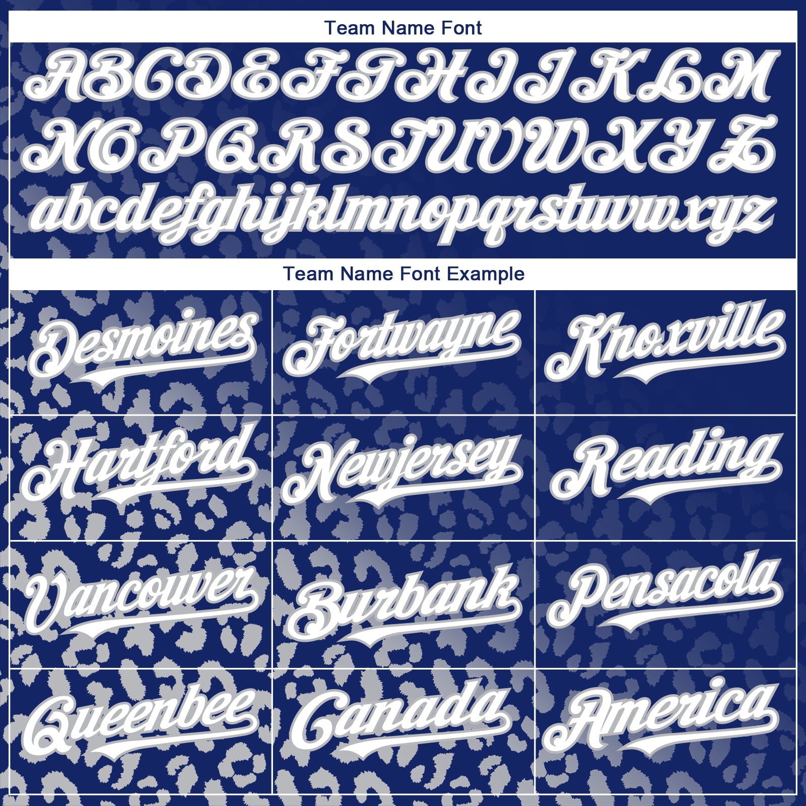 Custom Royal White-Gray 3D Pattern Design Leopard Print Fade Fashion Authentic Baseball Jersey view 4