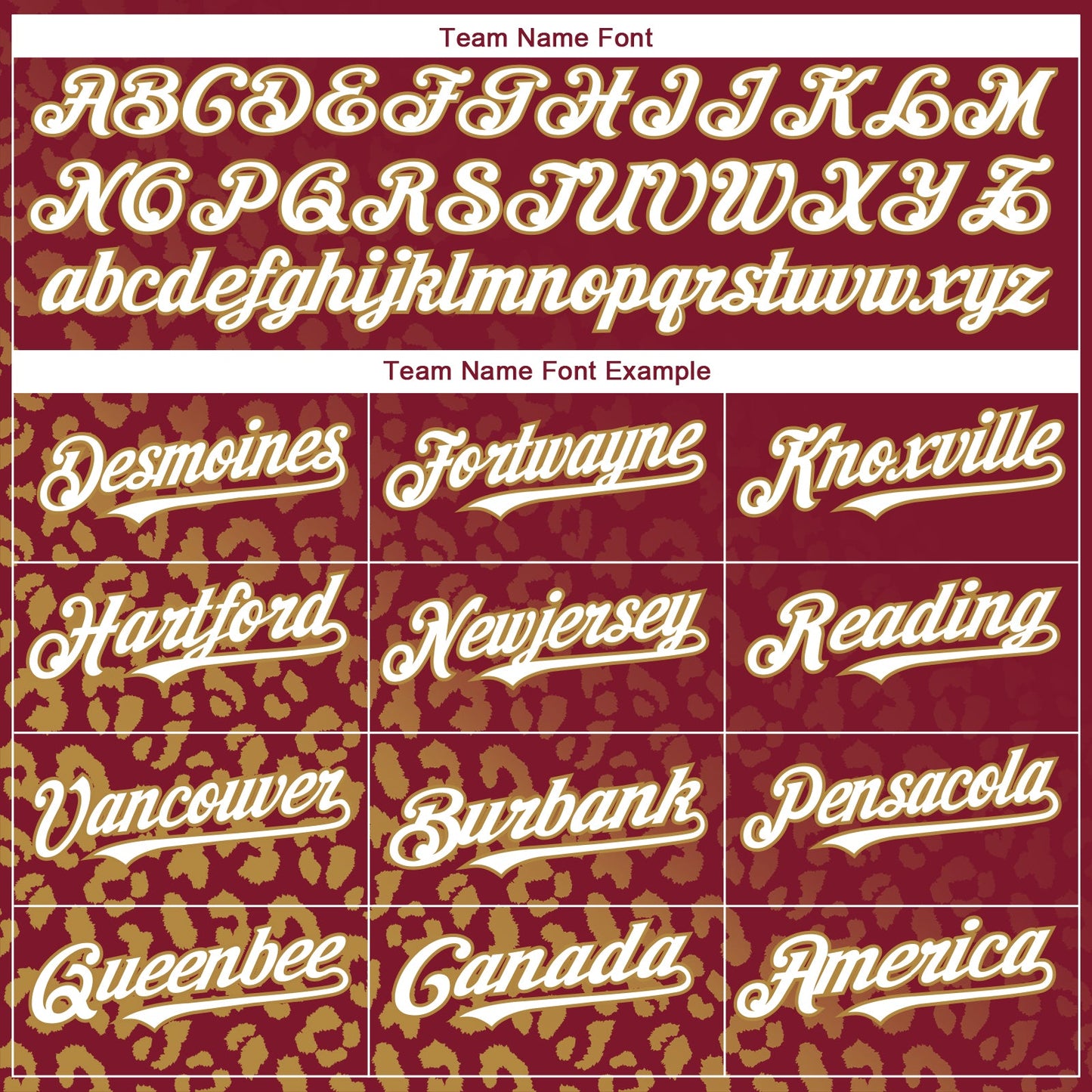 Custom Crimson White-Old Gold 3D Pattern Design Leopard Print Fade Fashion Authentic Baseball Jersey view 4
