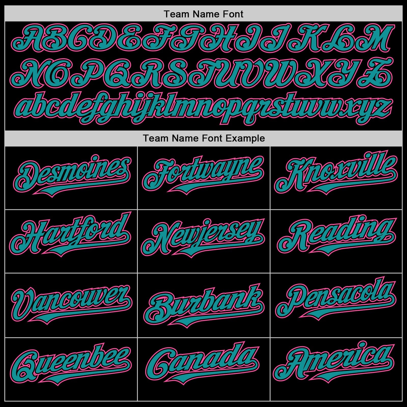 Custom Black Pink-Teal Line Authentic Baseball Jersey view 4