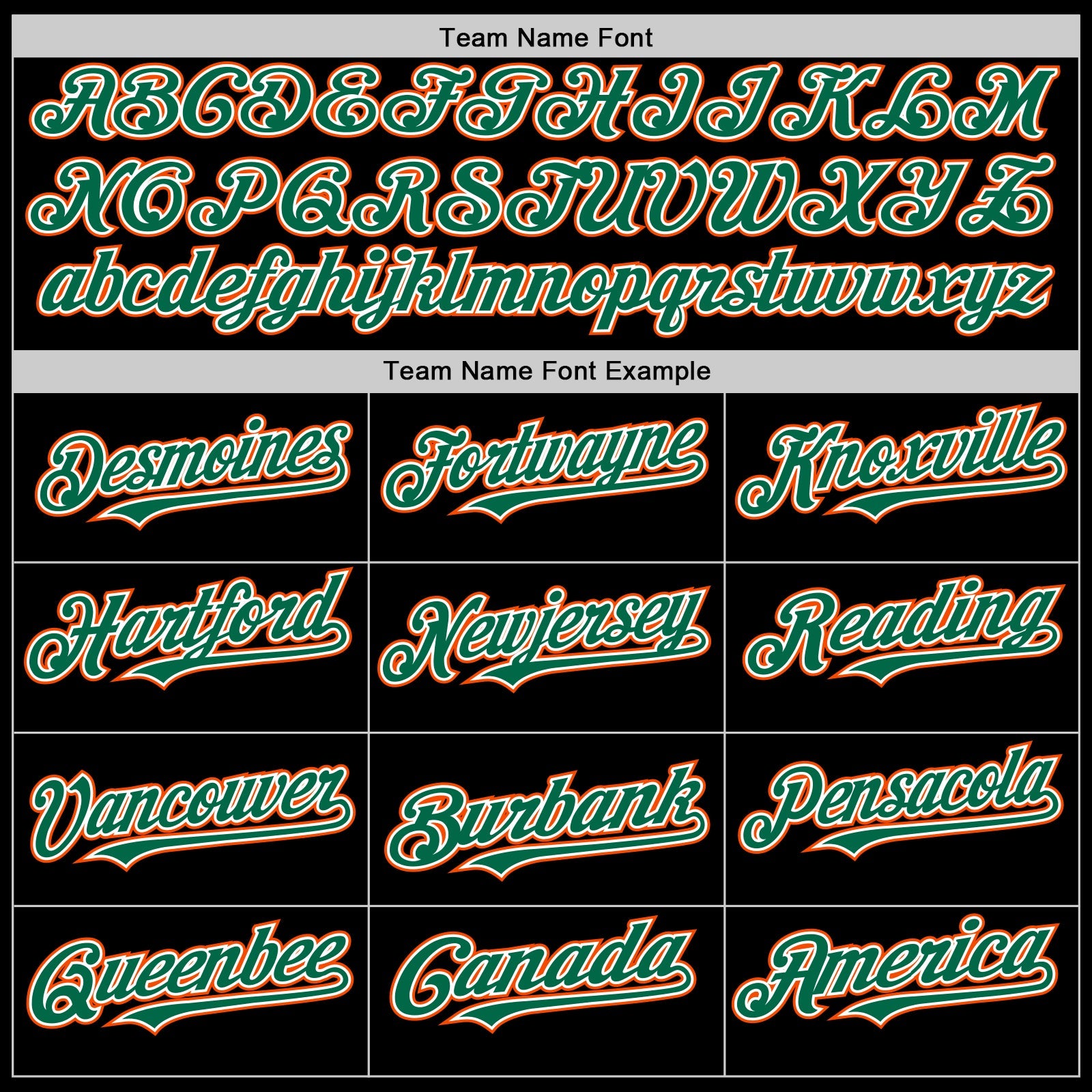 Custom Black Kelly Green-Orange Line Authentic Baseball Jersey view 4