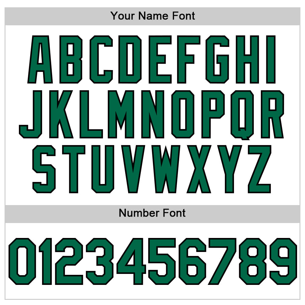 Custom White Kelly Green-Black Line Authentic Baseball Jersey view 5