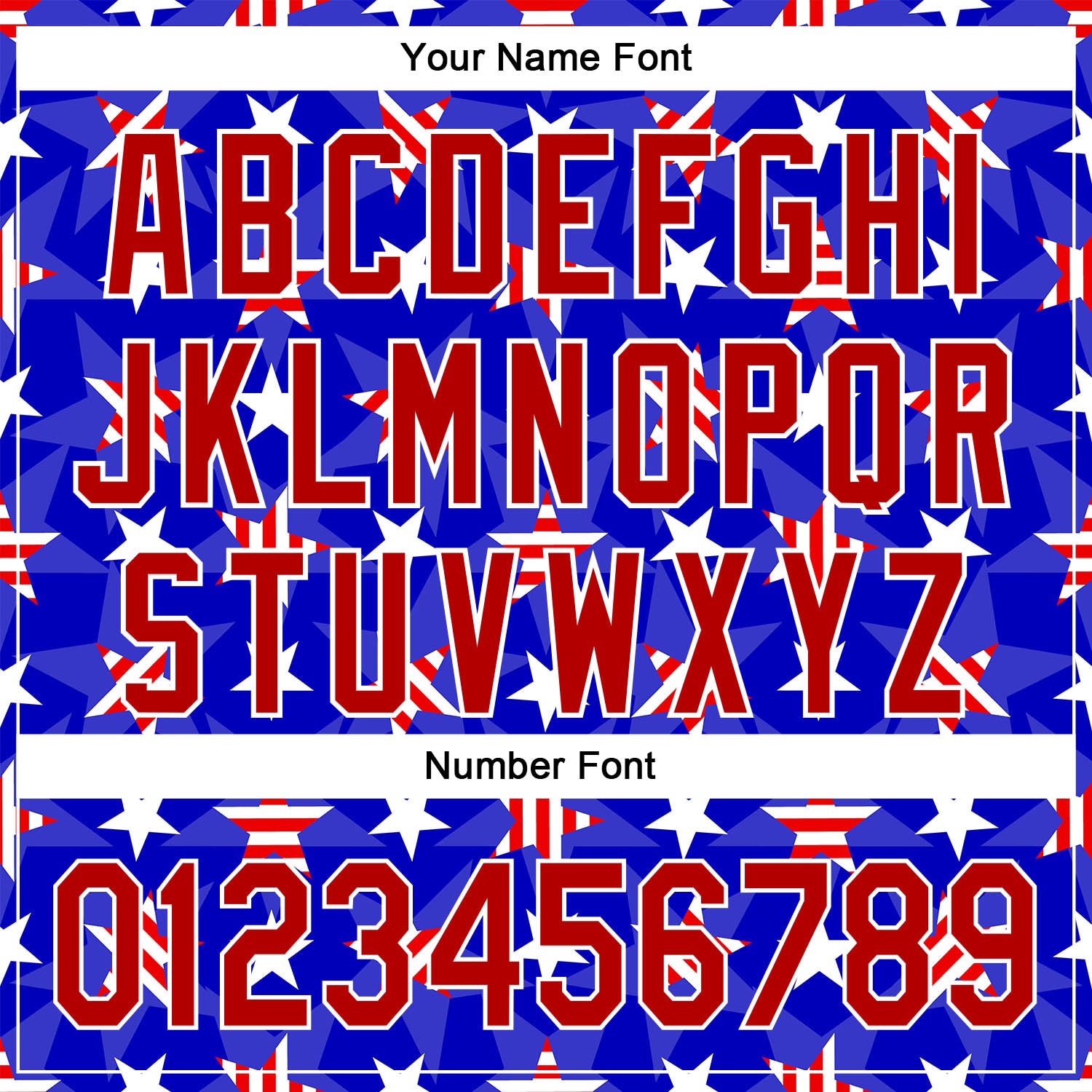 Custom Royal Red-White 3D American Flag Patriotic Authentic Baseball Jersey view 5